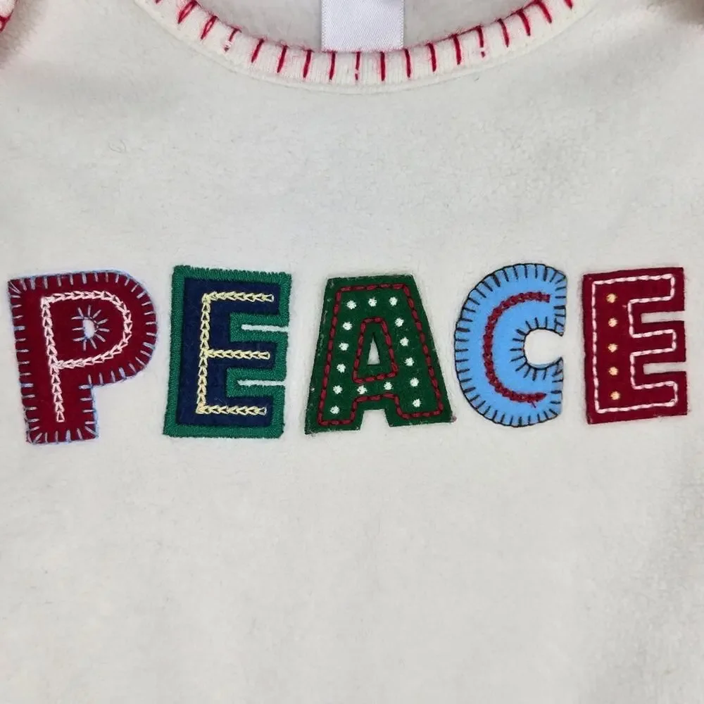 Old Navy peace lettering